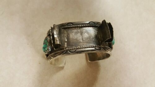 Navajo  STERLING SILVER TURQUOISE  WATCHBAND