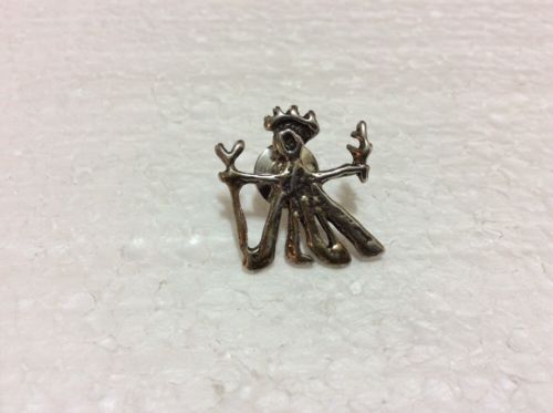 Vintage Sterling Silver Tribal Pin Signed BE Nelson
