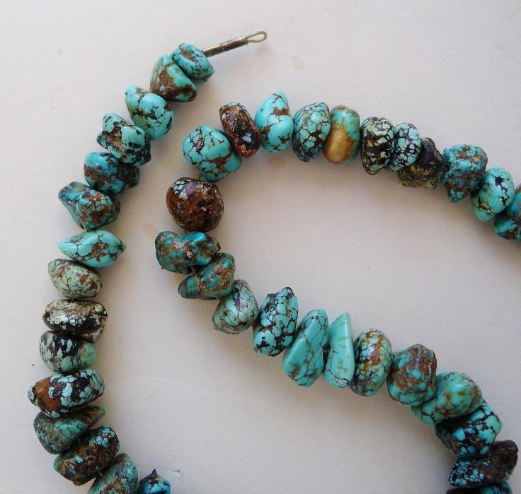 Peruvian Turquoise Choker Necklace