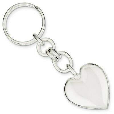 Goldia Sterling Silver Heart Key Ring