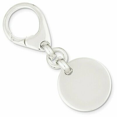 Goldia Sterling Silver Round Key Ring