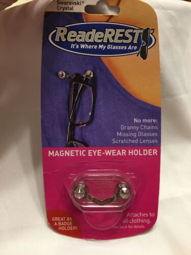 ReadeREST Magnetic Eye-Wear With Swarovski Crystals New