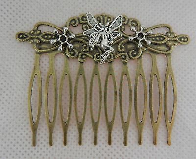 Fairy Hair Comb Gold Silver Filigree Accessories NEW Handmade Vintage Fashion