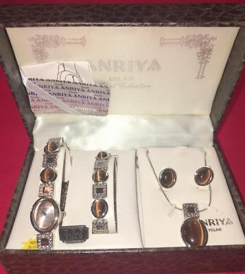 Anriya Milan Boxed Gift Set Watch, Bracelet, Key Earrings and Necklace