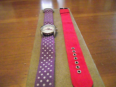 Red Hat Society Watch and Earrings