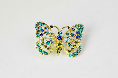 Charter Club  Gold-Tone Sparkling Butterfly Pin