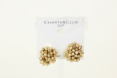 Charter Club  Gold-Tone Clip Earrings