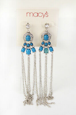 Catherine Stein Co.  Silver/Turquoise Earrings