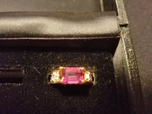 Vintage 14k gold plated women's ring size 6