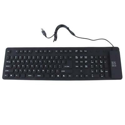 109 Keys Waterproof Portable Soft Flexible Silicone Keyboard