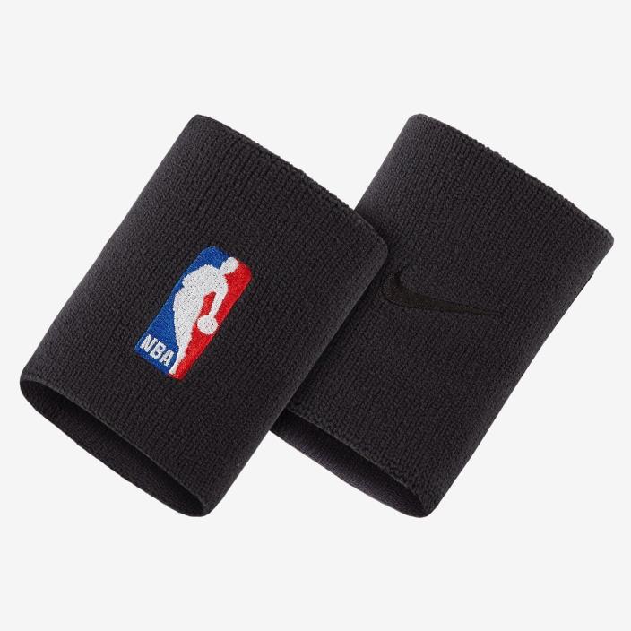 NIKE Elite Dri Fit Wristbands NBA Brooklyn Nets Black