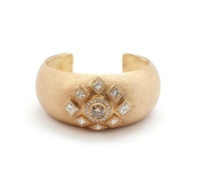 Fancy Brown Diamond Cuff Bracelet