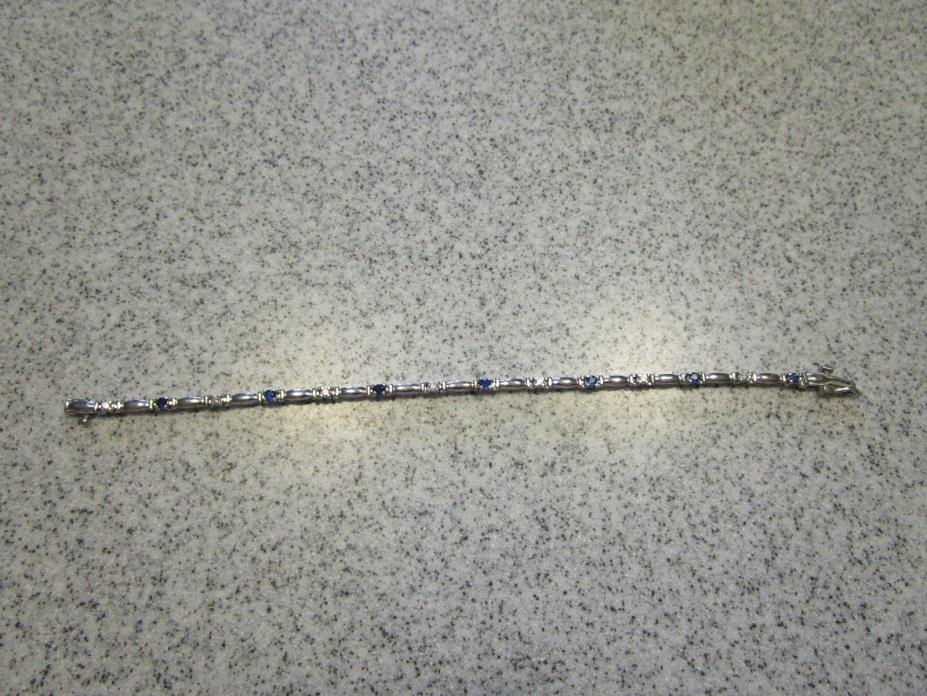 diamond & sapphire bracelet-serious inquiries only/pay attorney fees