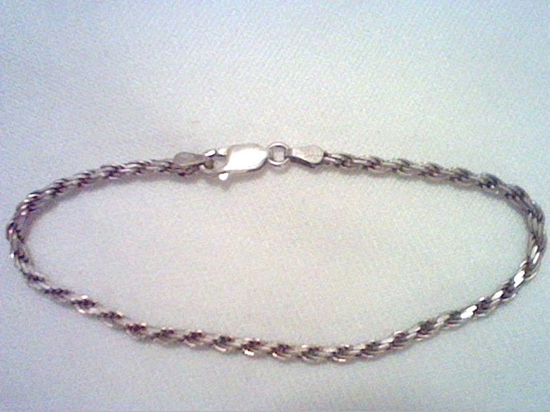 Italian sterling silver 925 chain bracelet 7