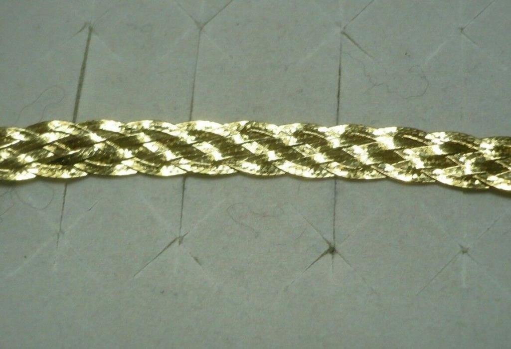Herringbone Braided Bracelet 7.50