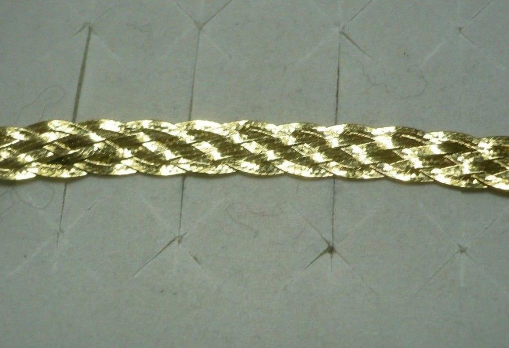 Herringbone Braided Bracelet 7.50