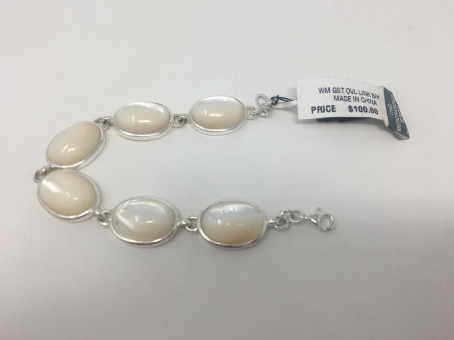 Silver and Pearl Bracelet 925