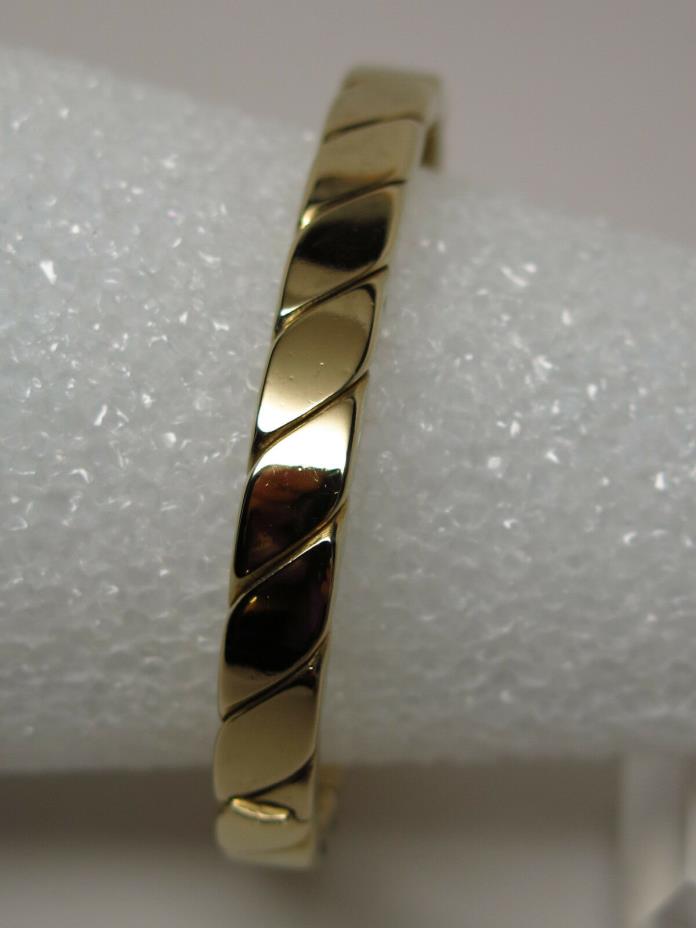 Simply Elegant, Vintage  14 K Italian Gold Bracelet