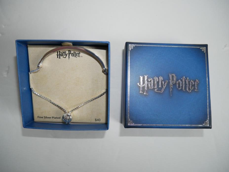 Harry Potter Silver Plated Expecto Patronum Lariat Silver Bracelet NEW