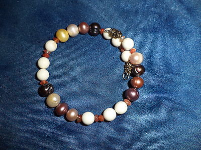 Handcrafted nice beaded open ended bracelet - NEW