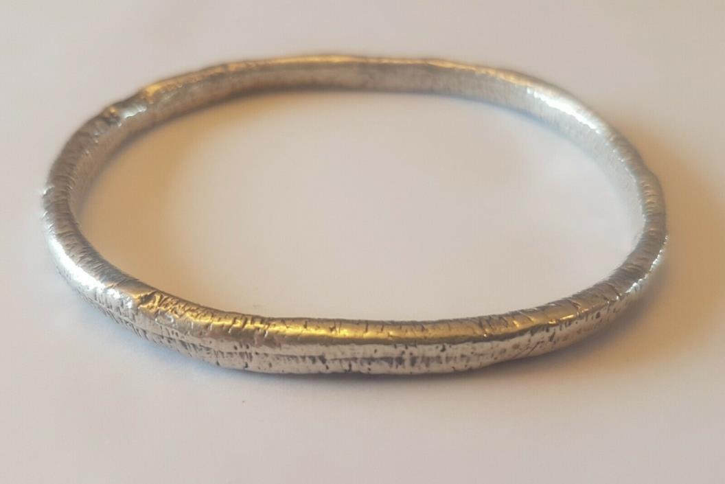 Karyn Chopik Silver Organic Oval Bracelet