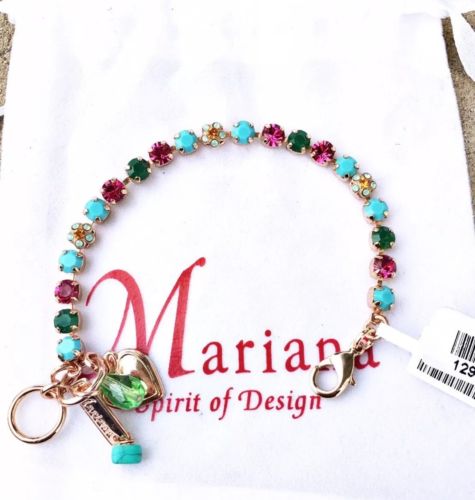NWT Mariana Jewelry Bracelet Pink Green Rose Gold