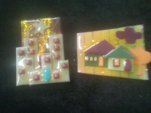 Lot of 2 House Pins By Lucinda