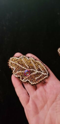 Handmade  Beaded Brooch 