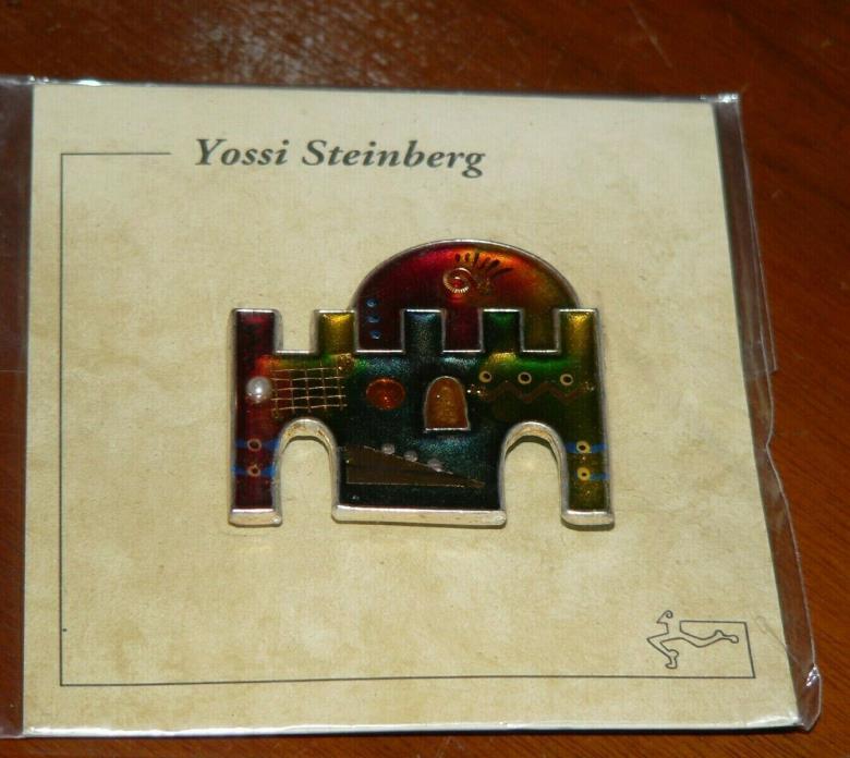 Jerusalem Brooch Yossi Steinberg Jewelry Resin/Enamel