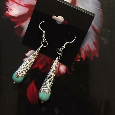 Handmade Turquoise Earrings, Gifts, Women's, Sterling Silver