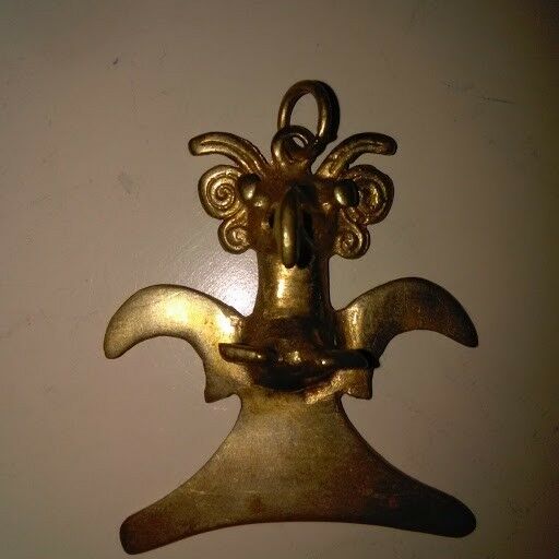 Pre Columbian Style Thunder Bird Pendant 1970's