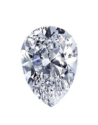 AGS Certificate 2.20ct Pear Shape Excellent Cut  Diamond with E Color ,Flawless