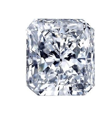 2.21ct F Color VS2 Clarity Enhanced Radiant Shape Ideal Cut Loose Diamond
