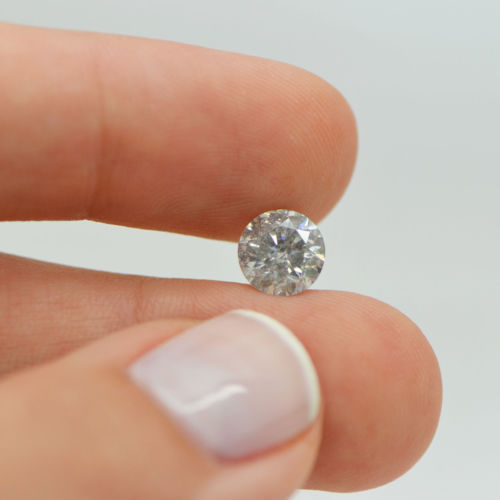 Round Shape 1.70 Carat D I1 Certified Natural Loose Diamond- Clarity Enhanced