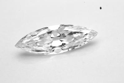 3.69ct Long Marquise Shape Excellent Cut Diamond with F Color and SI1 Clarity