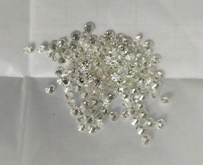 8.62 Ct CVD Lab Grown Diamonds lot Round Cut & Polished Diamonds Wholsale Rate