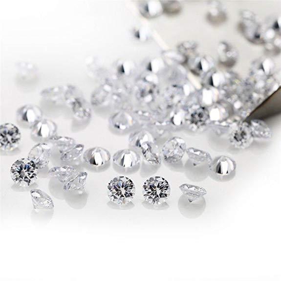 7 Pcs. CVD Diamonds 3.50 mm to 3.60 mm TCW 1.09,G-H ,VVS-VS,Lab Grown for Ring