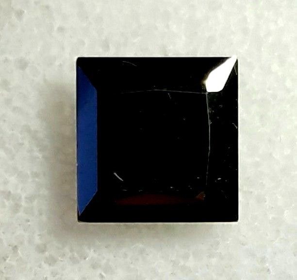 XLRG 11mm Square Black Moisinite Diamond 3.76 carats loose faceted Stone