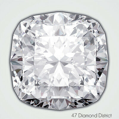 2.50ct. E-VS1 Ex Polish Square Cushion GIA Certified Diamond 7.85x7.46x4.97mm