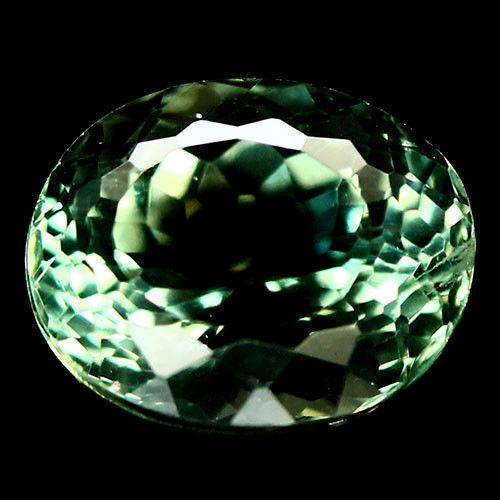 Natural Green Apatite 7.3mm x 6mm Oval 1.5ct #PG1057