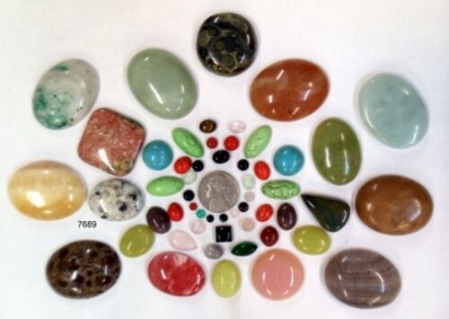 1000+ CARAT TOTAL WEIGHT OF CABOCHON GEMSTONES (7689-EB7)