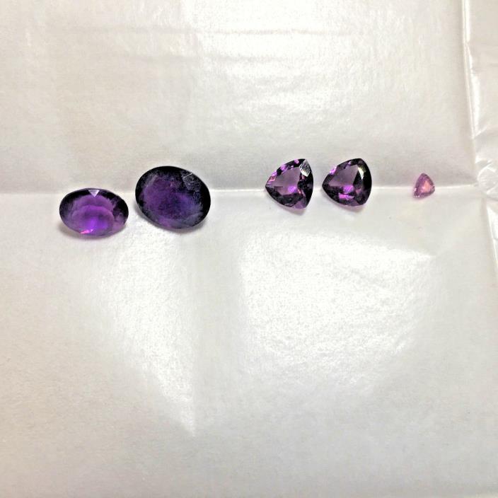 REDUCED: 8.70ctw AMETHYST and PURPLE SAPPHIRE PARCEL #118