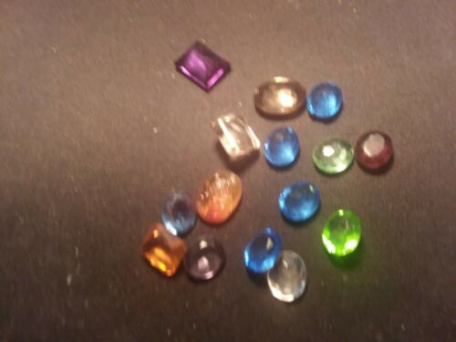 lot of 15 loose mixed gemstones (C06)