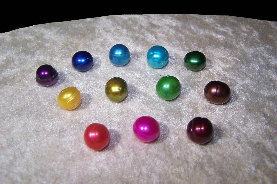 Freshwater Pearls lot of 12 - 11-12 mm's - undrilled