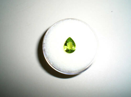 4x6mm .35ct Pear Genuine Natural Manchurian Bright Green Peridot Loose Gemstone