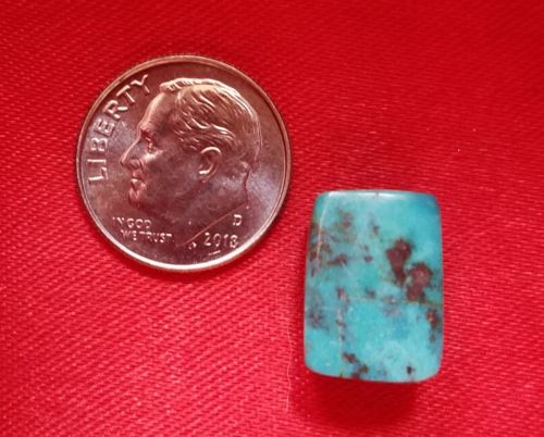 9.5ct Natural Untreated Bisbee Turquoise Cabachon