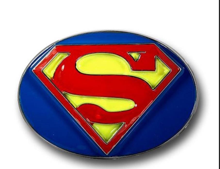 Superman Belt Buckle USA DC Comics American Superhero Movie Logo  Mens Metal New