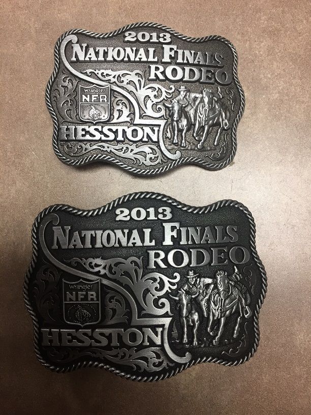 2013 Hesston NFR Adult & Woman's/Childs Belt Buckle You get 2 Buckles