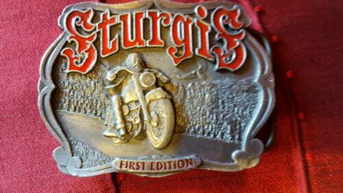 Sturgis First Edition Belt Buckle  SSD-1 1072 of 2600 Made in USA