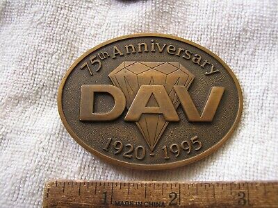 Vintage Limited Edition Belt Buckle 75th Anniversary DAV